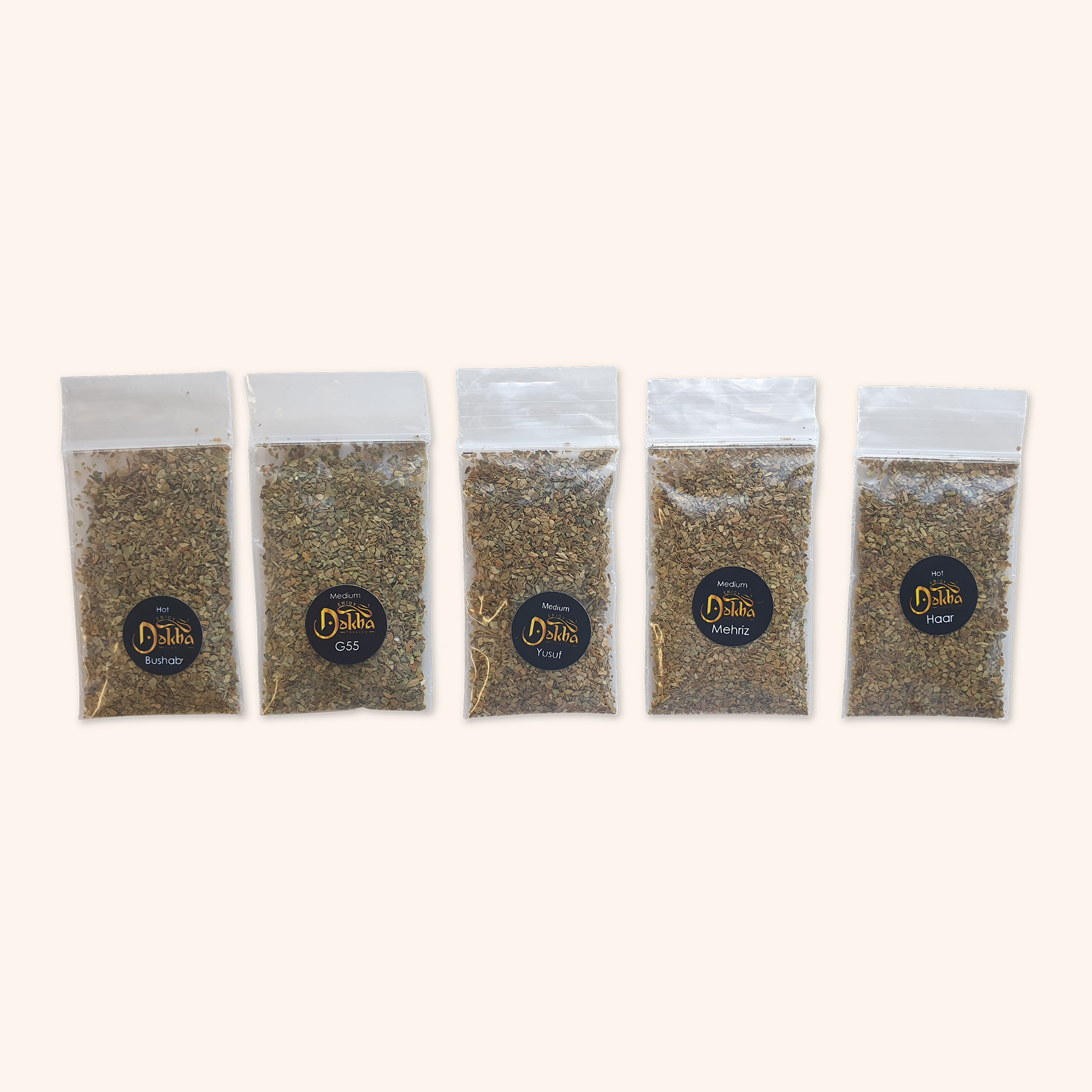 5 Sample Dokha Bags