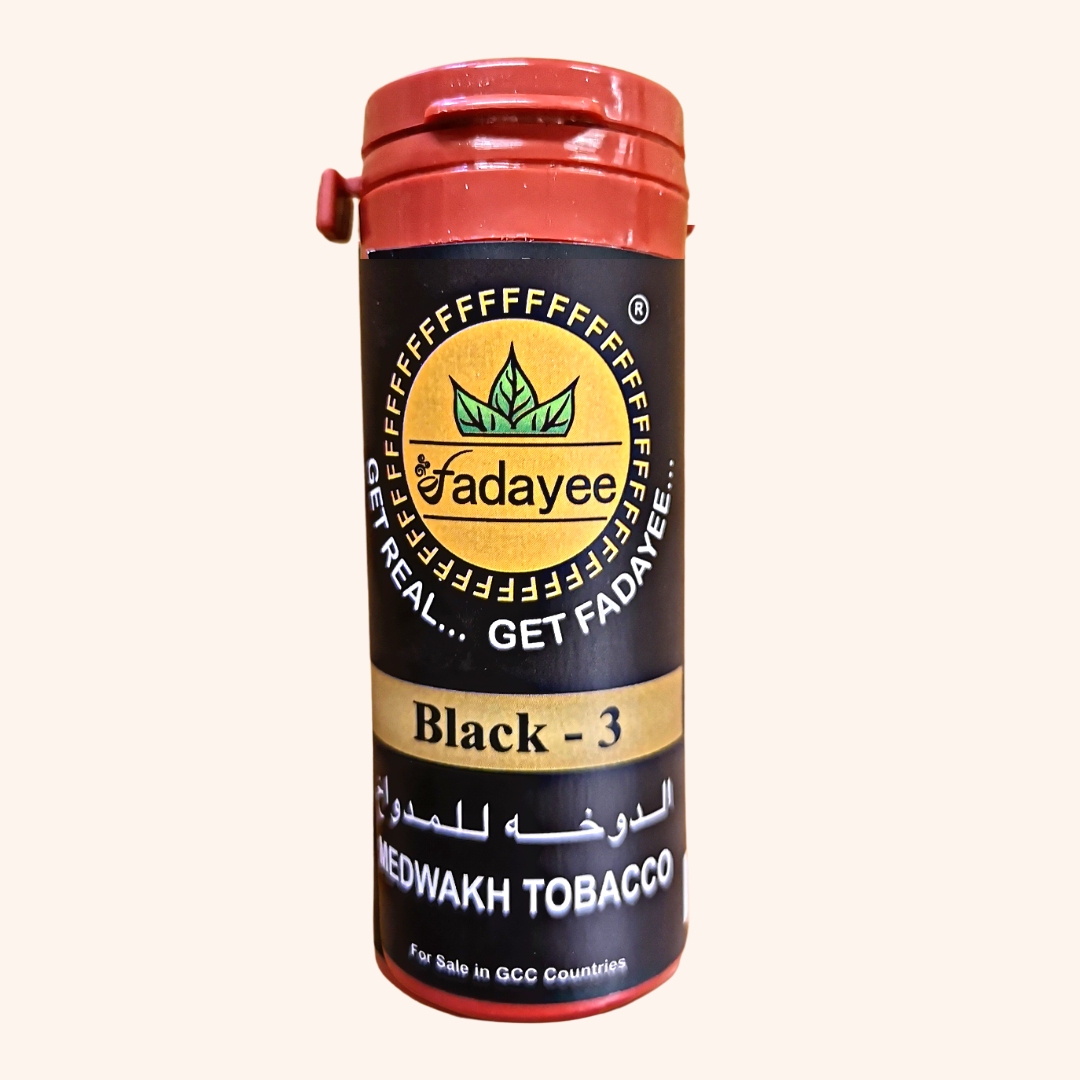 Fadayee Black 3 Dokha – 50ml / 13g