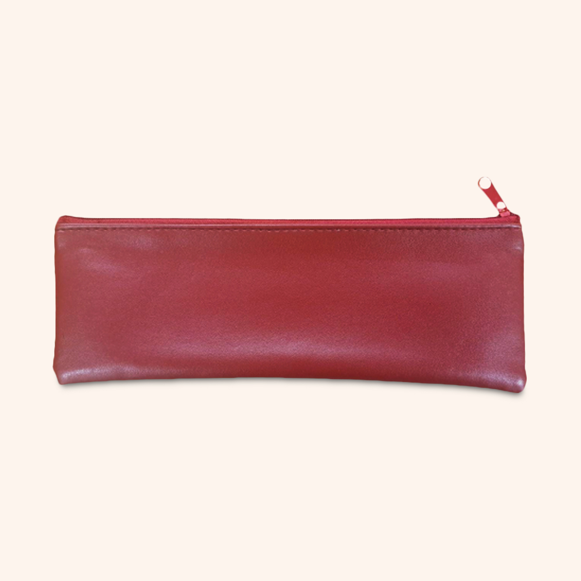 Grande Plum Faux Leather Pouches