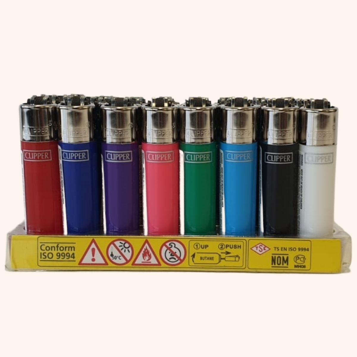 Clipper Mini Lighters – 8 Colours