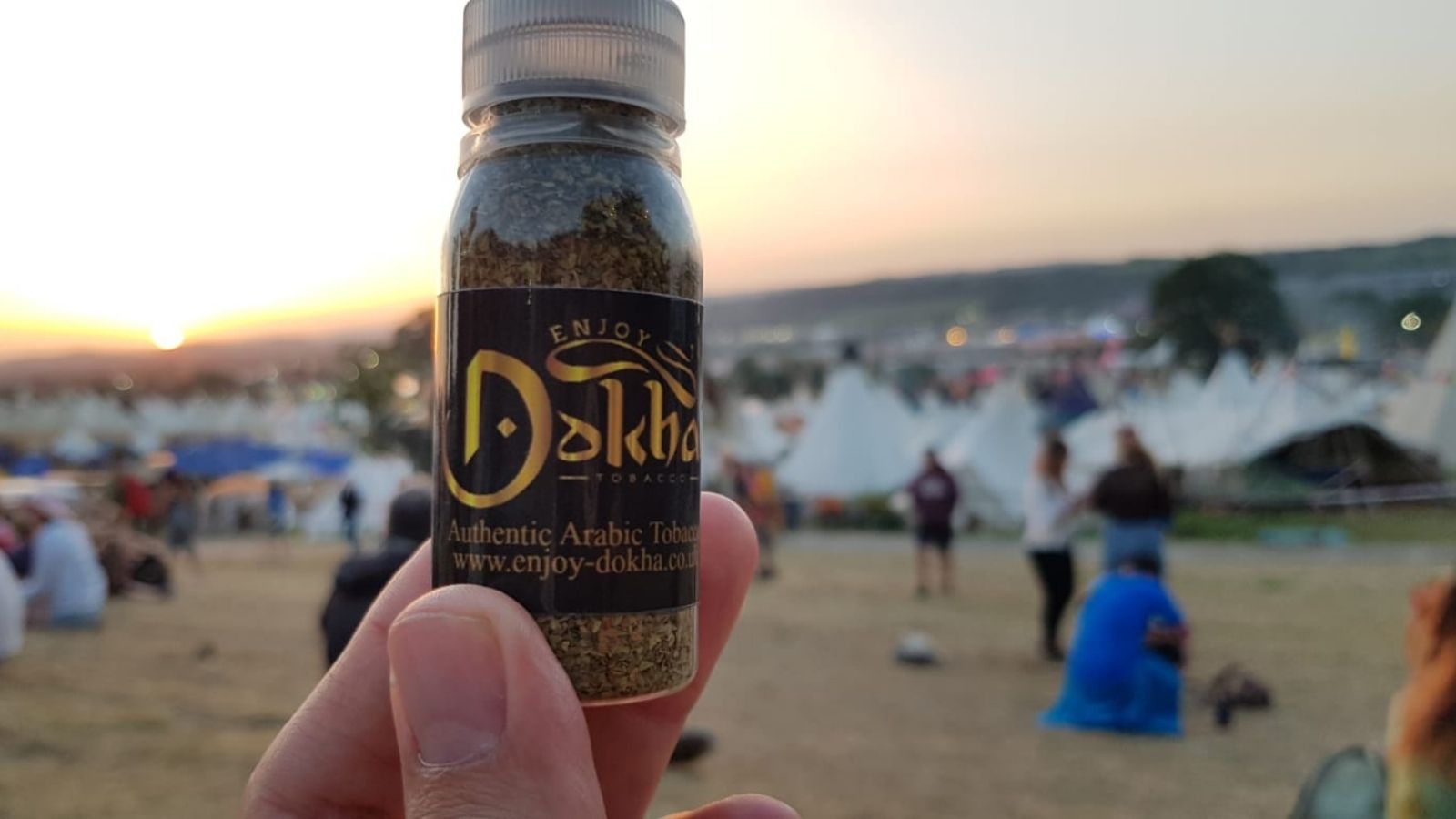 Dokha blends at Glastonbury Biggest UK festival Enjoy Dokha