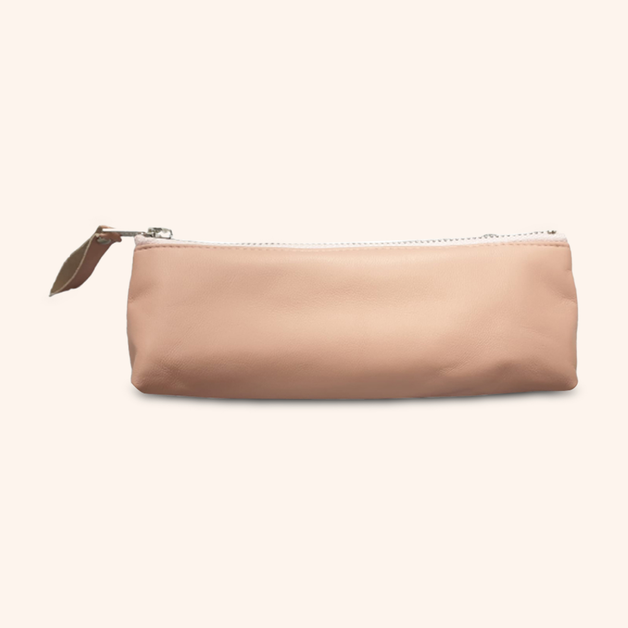 100% Genuine Leather Pouch – Peachy Pink