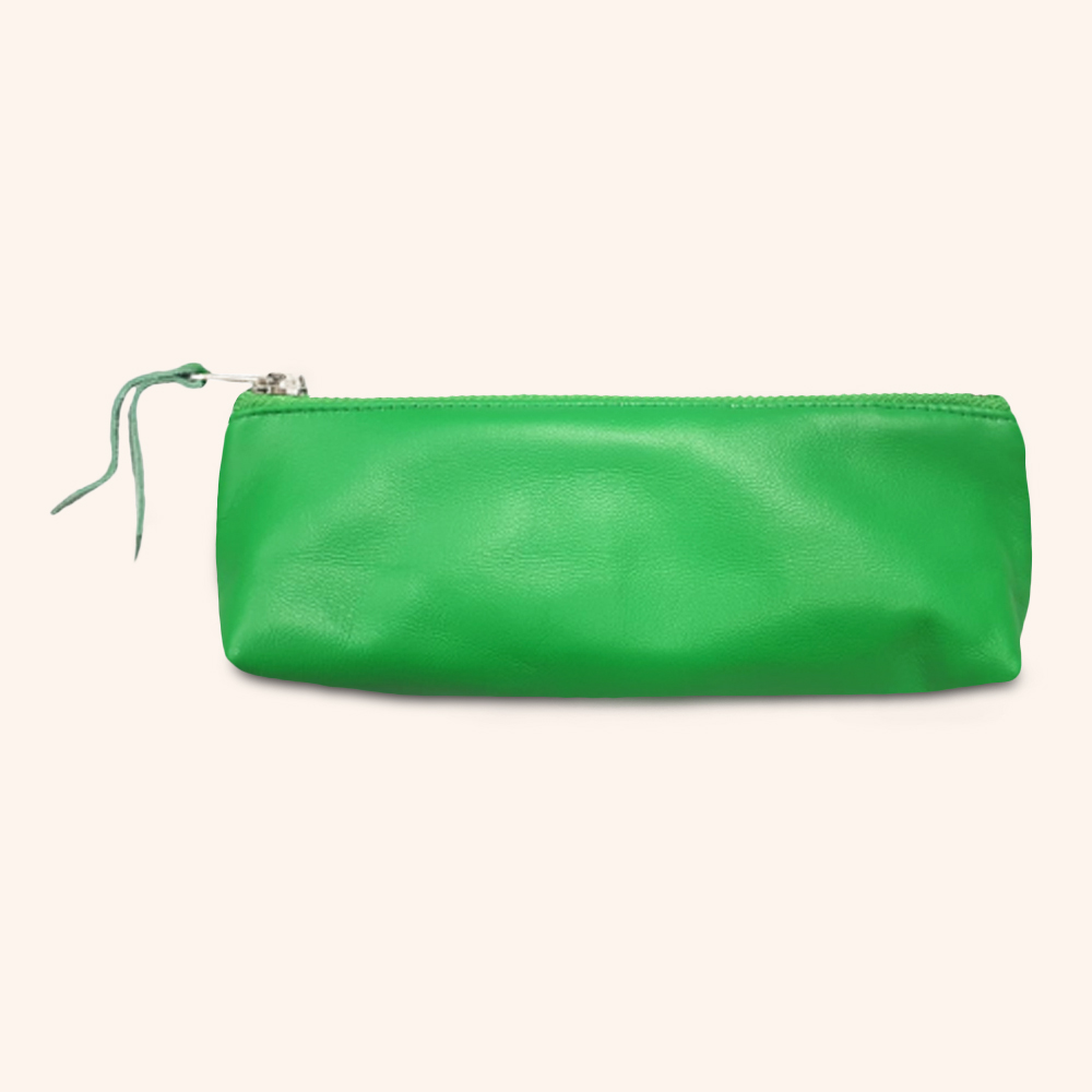 100% Genuine Leather Pouch – Green