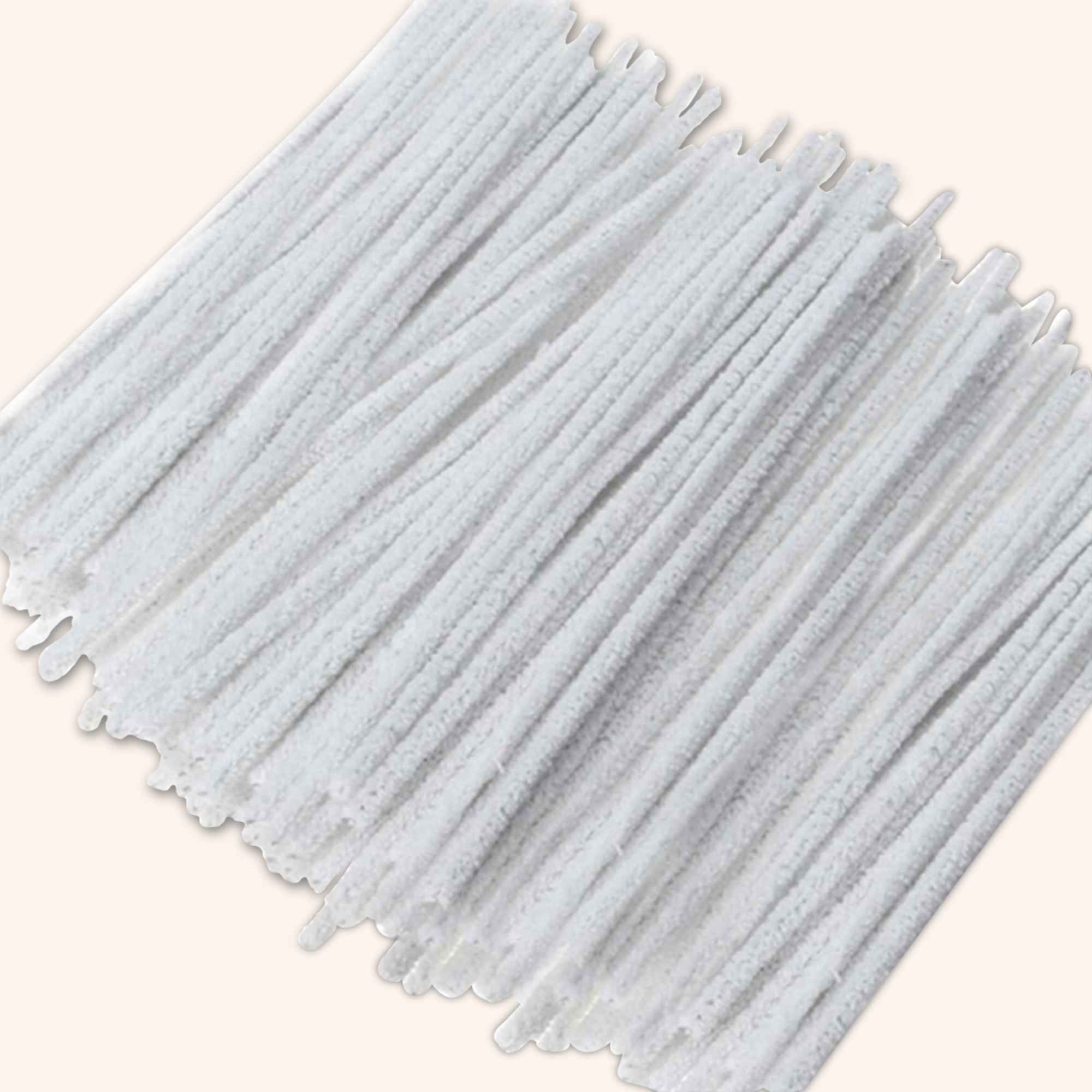 100 Medwakh Pipe Cleaners White