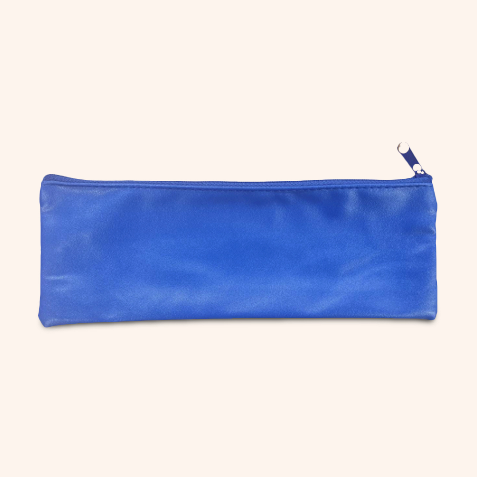 Grande Blue Faux Leather Pouch