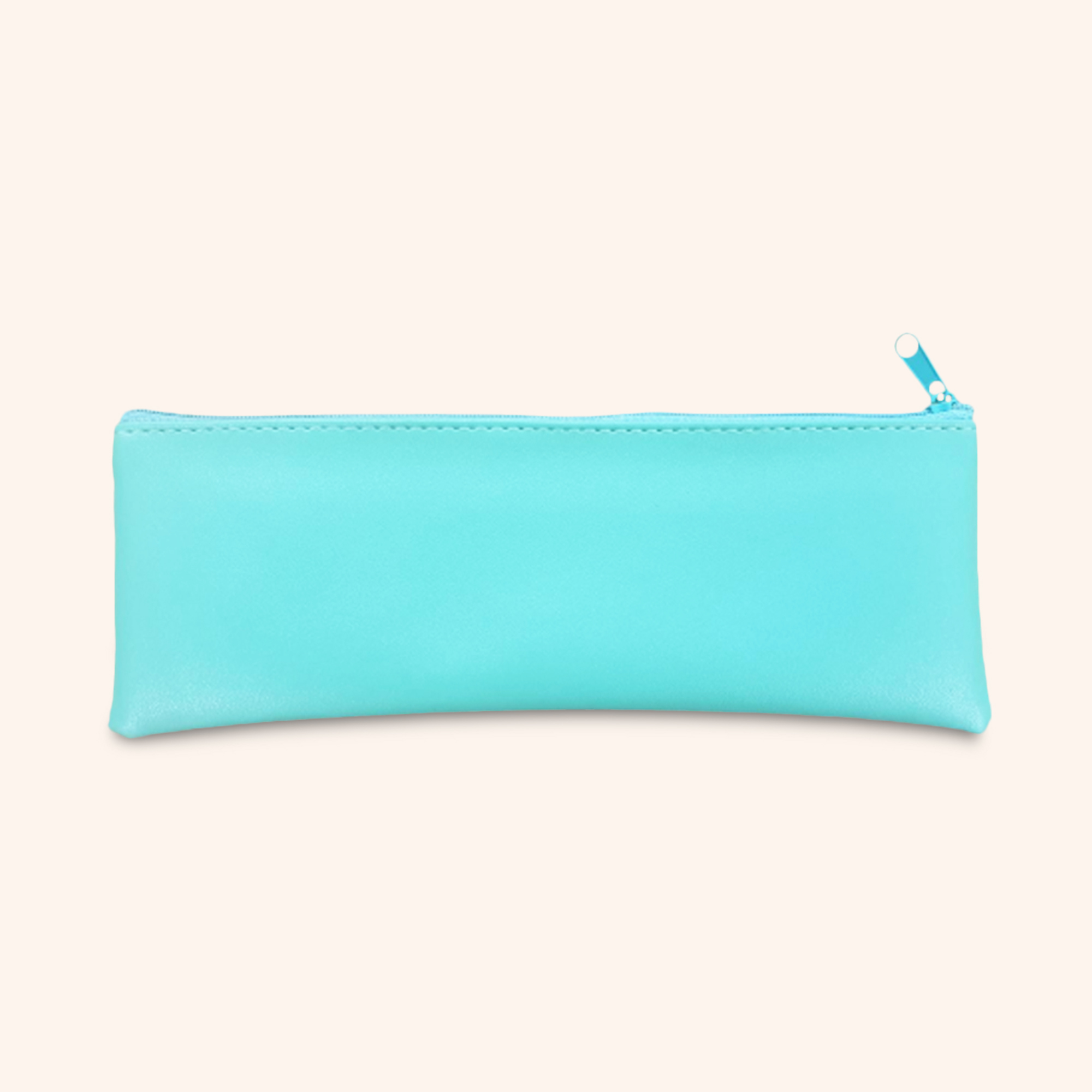 Grande Turquoise Faux Leather Pouch