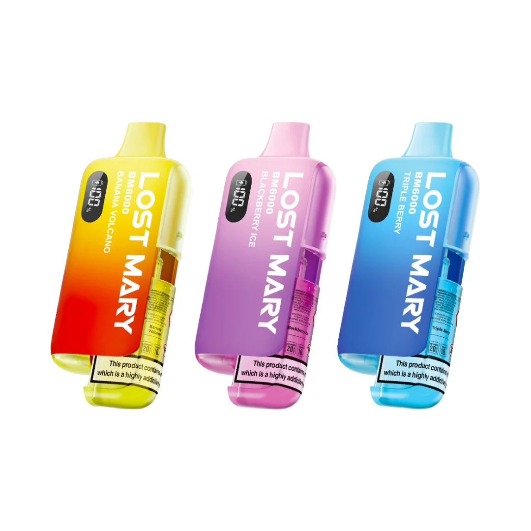 20mg LOST MARY BM6000 Refillable Pod Kit – 6000 Puffs