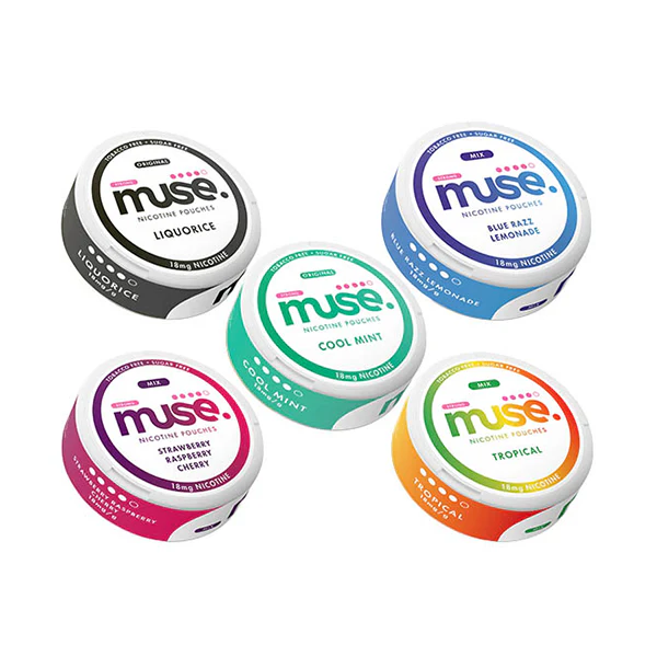 18mg Muse Nicotine Pouches (UK Made) &#8211; 20 Pouches