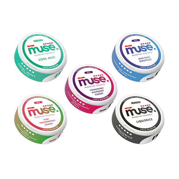 24mg Muse Nicotine Pouches (UK Made) &#8211; 20 Pouches